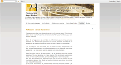 Desktop Screenshot of fundacionangelriviere.org
